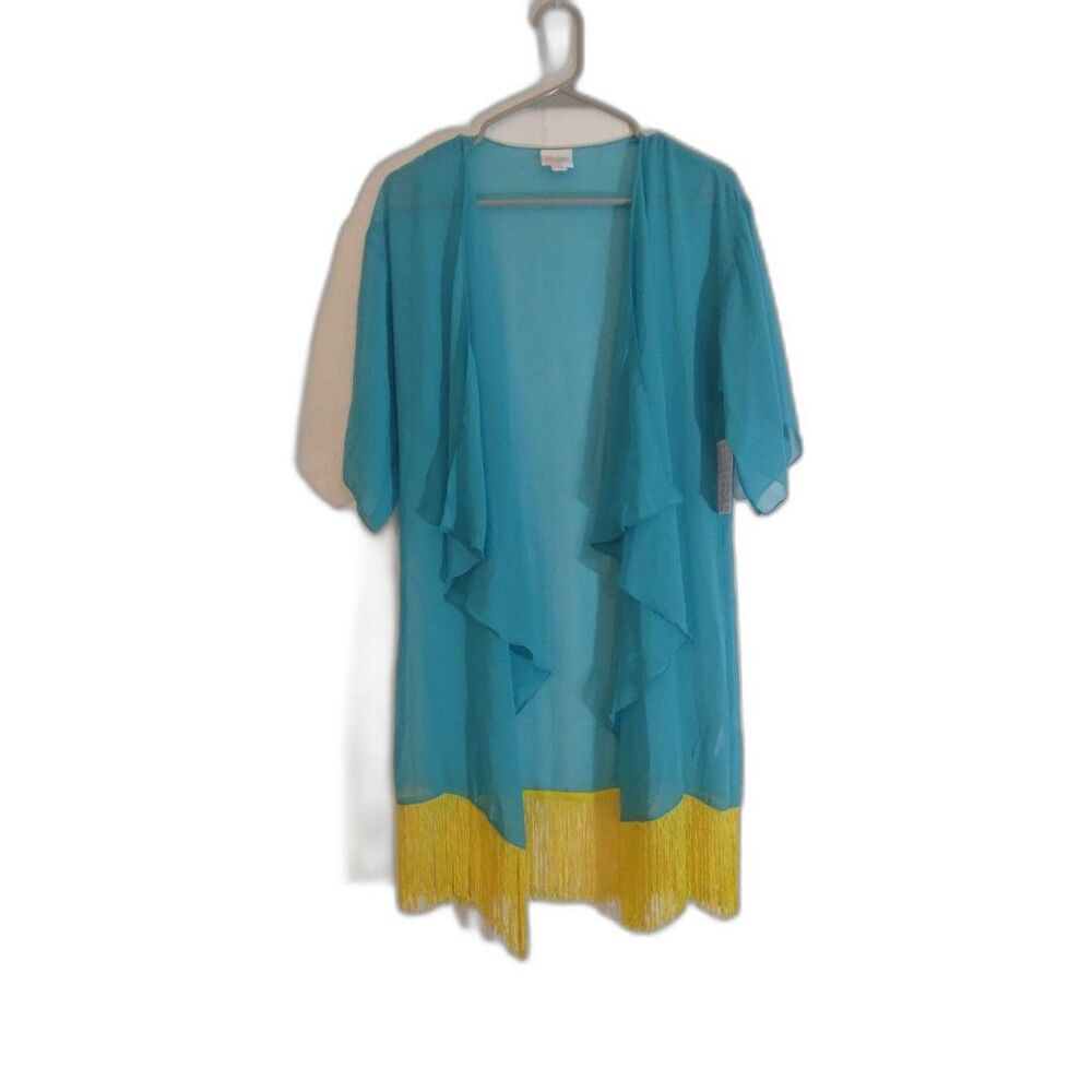 LulaRoe Women's Monroe Sheer Kimono Cardigan Size Small NWT